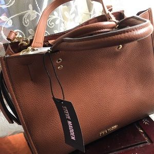 Steve Madden Brown Bag Gold Hardware